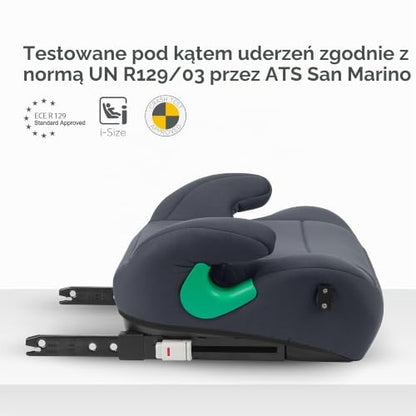KikkaBoo i-Pop i-Size-Isofix-Sitzerhöhung 125-150 cm