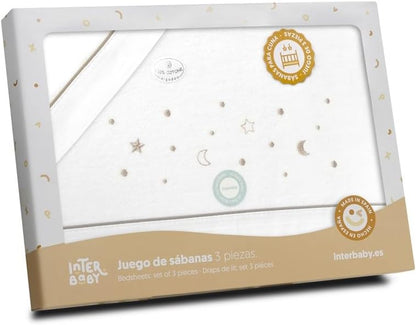 Interbaby Estrellas Luna – komplet pościeli w opakowaniu