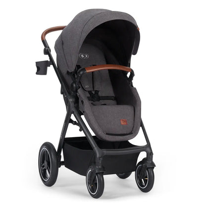 KINDERKRAFT B-TOUR 3w1 wózek wielofunkcyjny do 22kg + fotelik MINK PRO – DARK GREY – zdjęcie 7