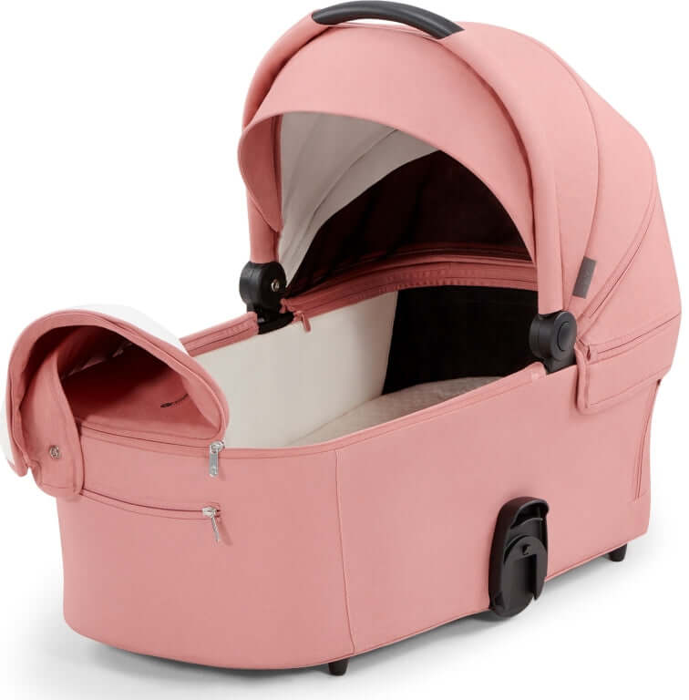 KINDERKRAFT gondola do wózka NEA UPF50+ kompaktowa – ASH PINK – zdjęcie 1