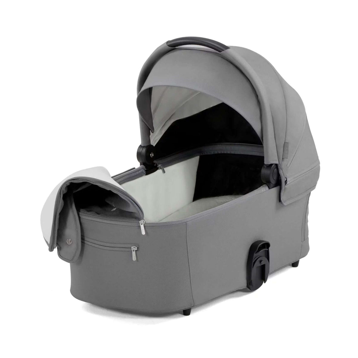 KINDERKRAFT gondola do wózka NEA UPF50+ kompaktowa – PLATINIUM GREY – zdjęcie 1