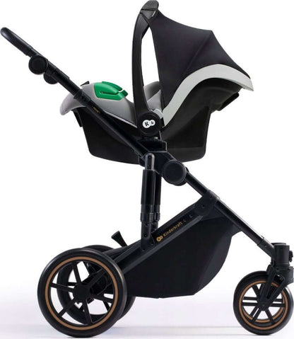 KINDERKRAFT PRIME2 PRO 3w1 wózek wielofunkcyjny do 22kg + fotelik MINK PRO – SHADOW GREY – zdjęcie 2