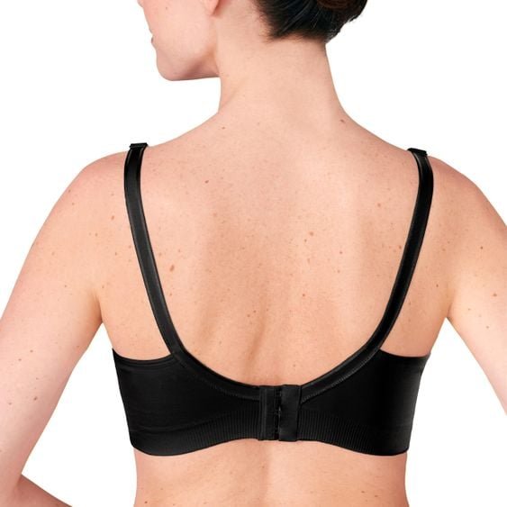 Medela 3in1 czarny biustonosz widok z tyłu