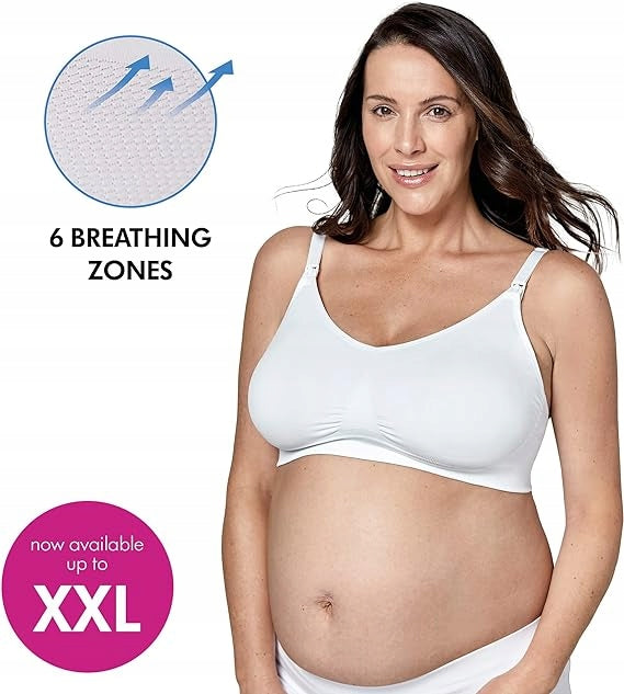 Medela Keep Cool Ultra biustonosz do karmienia L biały – biały wymiary L bezfiszbinowa konstrukcja oddychający i elastyczny…