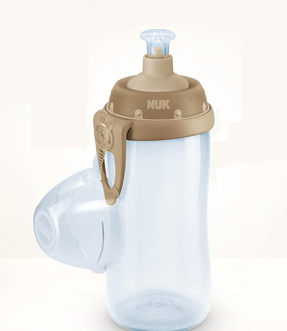 NUK Sports Cup Mickey BUTELKA 24 m+ ustnik push-pull 450 ml – em Mickey pierścień może być w kolorze szarym lub białym wiek…